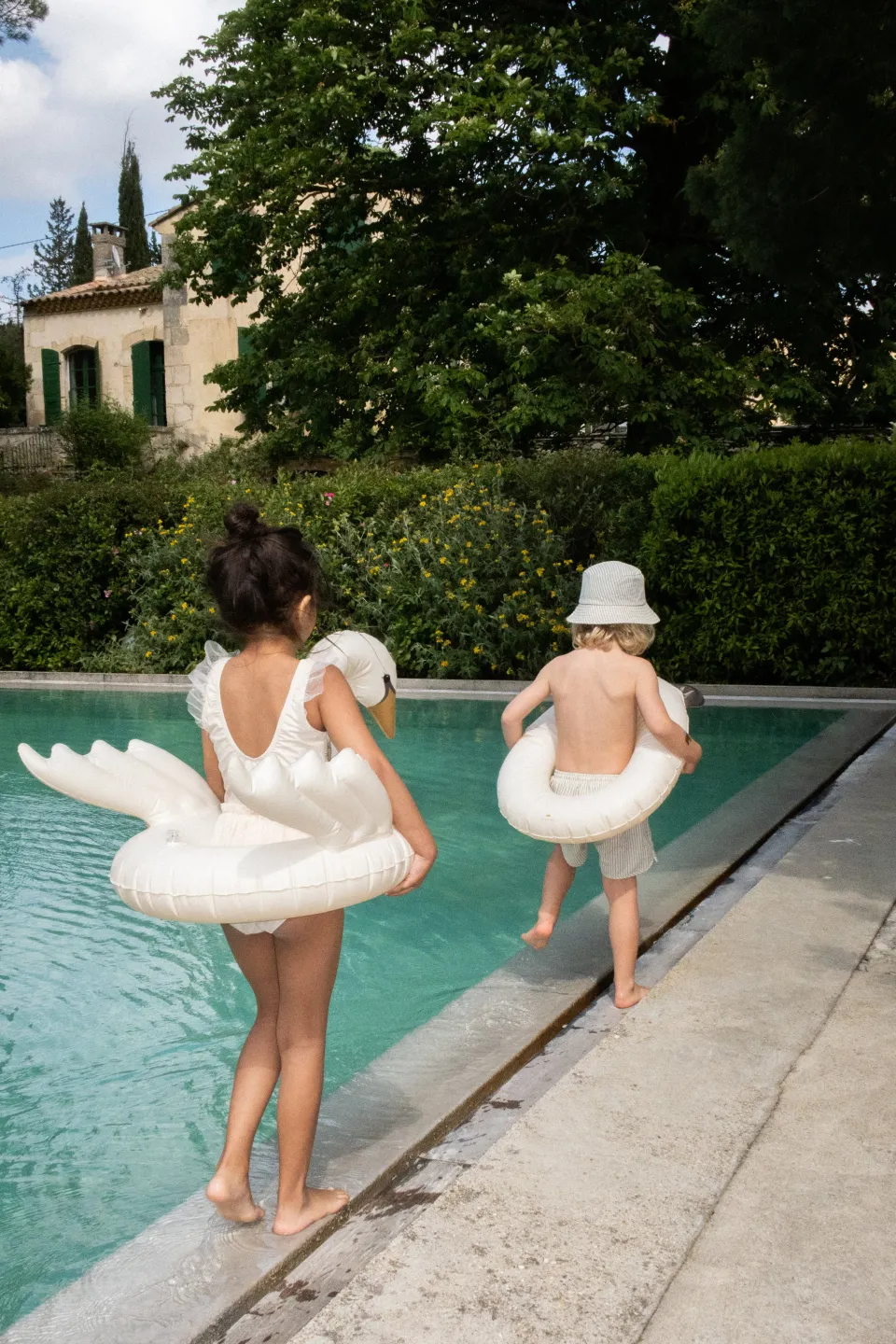 Konges Sløjd Svømmeudstyr|swan badering - CREAM OFF WHITE creamoffwhite