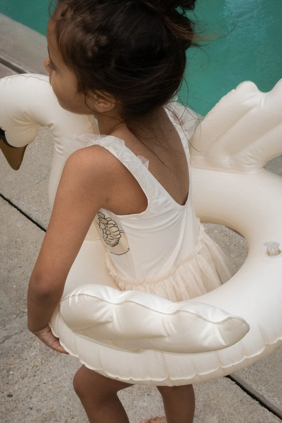 Konges Sløjd Svømmeudstyr|swan badering - CREAM OFF WHITE creamoffwhite