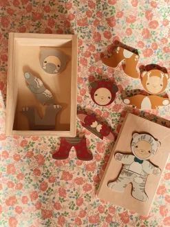 Konges Sløjd Kreativ & Spil|Teddy dress up - multi