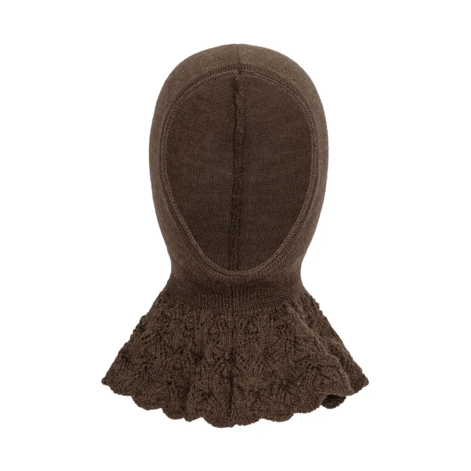 Konges Sløjd Accessories|Overtøj|valkan lukket hue - BUNNY BROWN MELANGE bunnybrownmelange