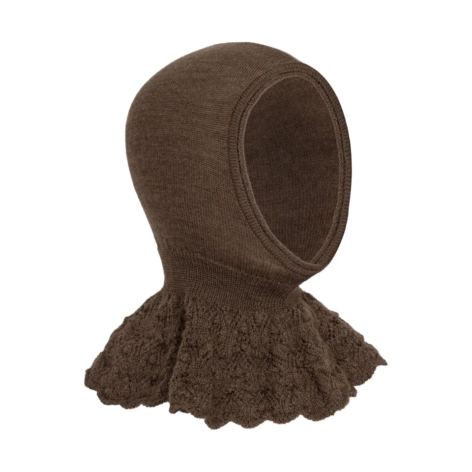 Konges Sløjd Accessories|Overtøj|valkan lukket hue - BUNNY BROWN MELANGE bunnybrownmelange