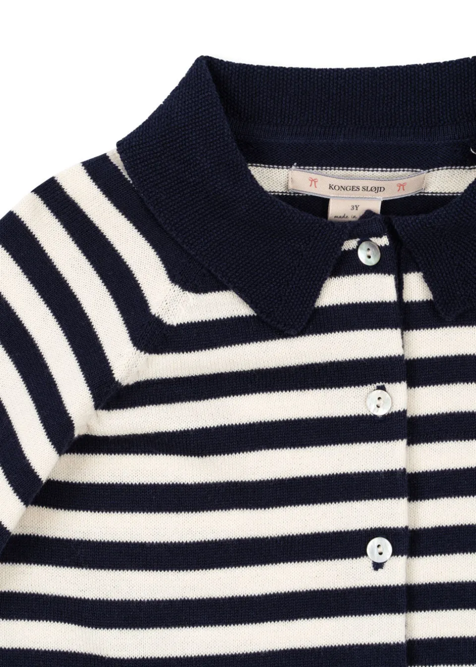 Konges Sløjd Overdele|venton cardigan - NAVY STRIPE navystripe