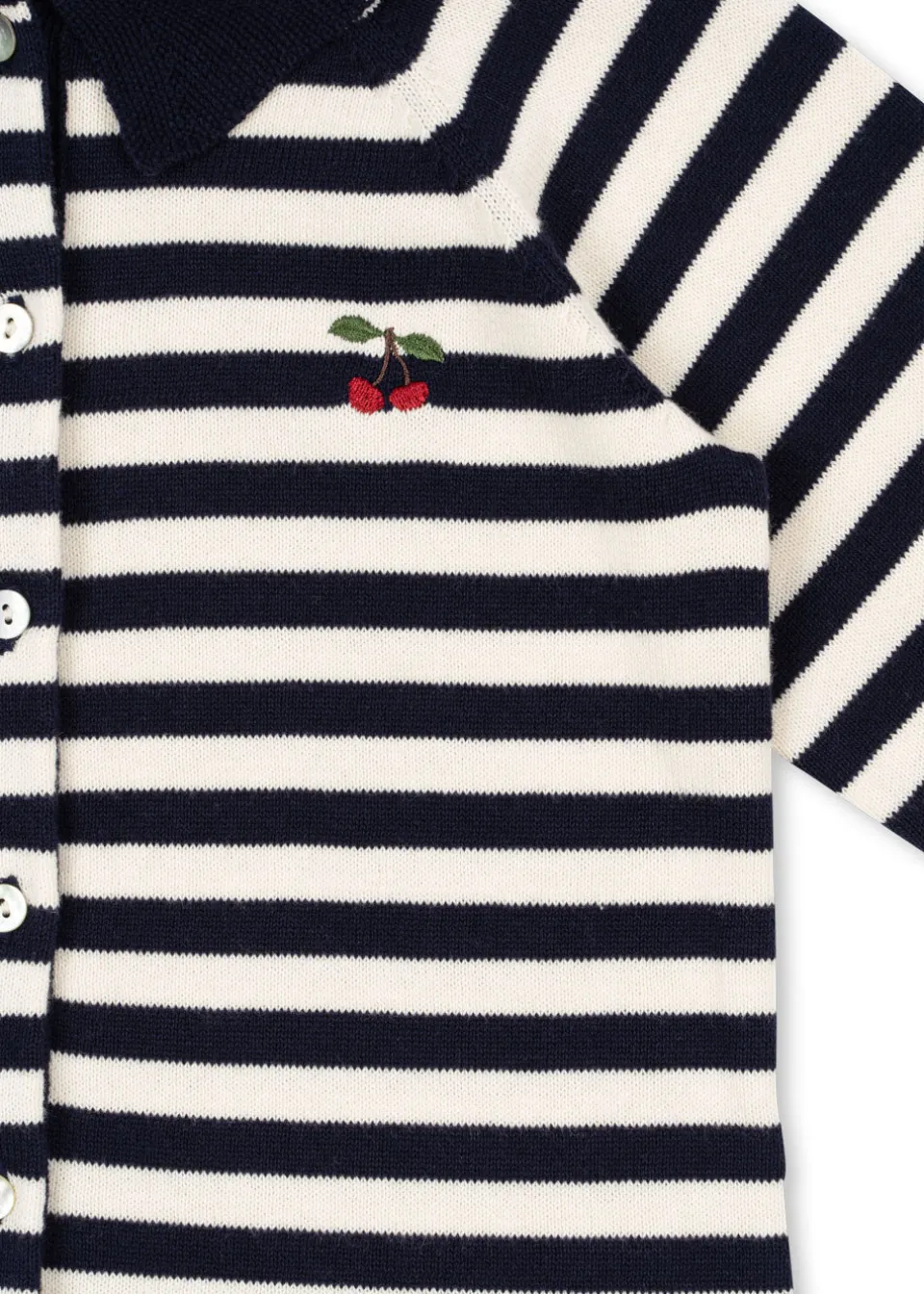 Konges Sløjd Overdele|venton cardigan - NAVY STRIPE navystripe