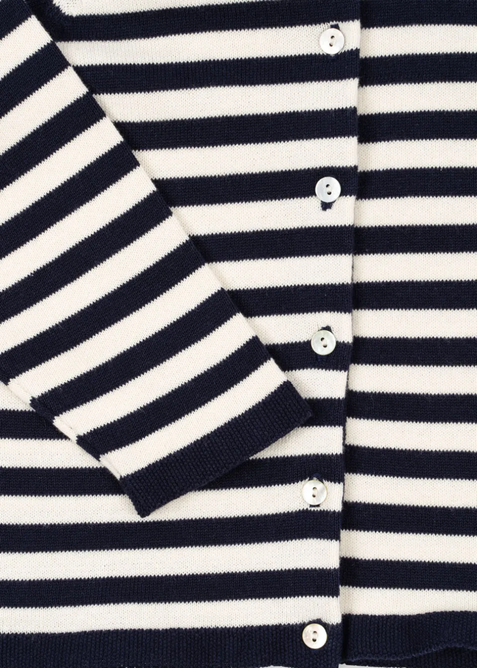Konges Sløjd Overdele|venton cardigan - NAVY STRIPE navystripe
