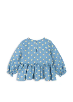 Konges Sløjd Overdele|vida bluse - AISURU BLUE aisurublue
