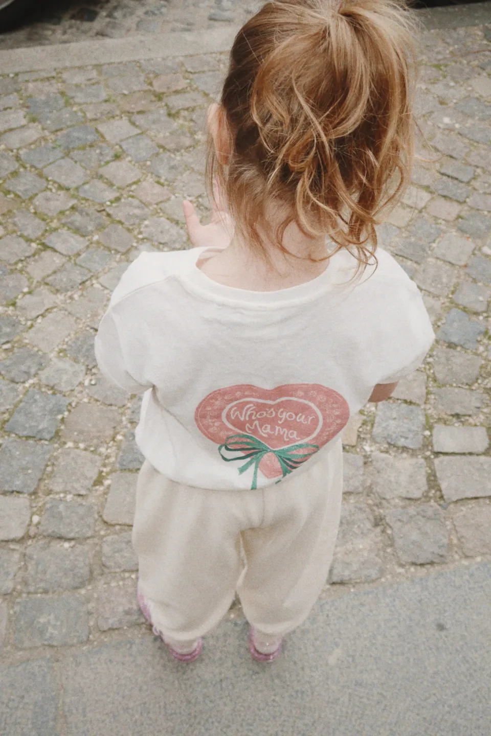 Konges Sløjd Overdele|who's your mama tee - ANTIQUE WHITE antiquewhite