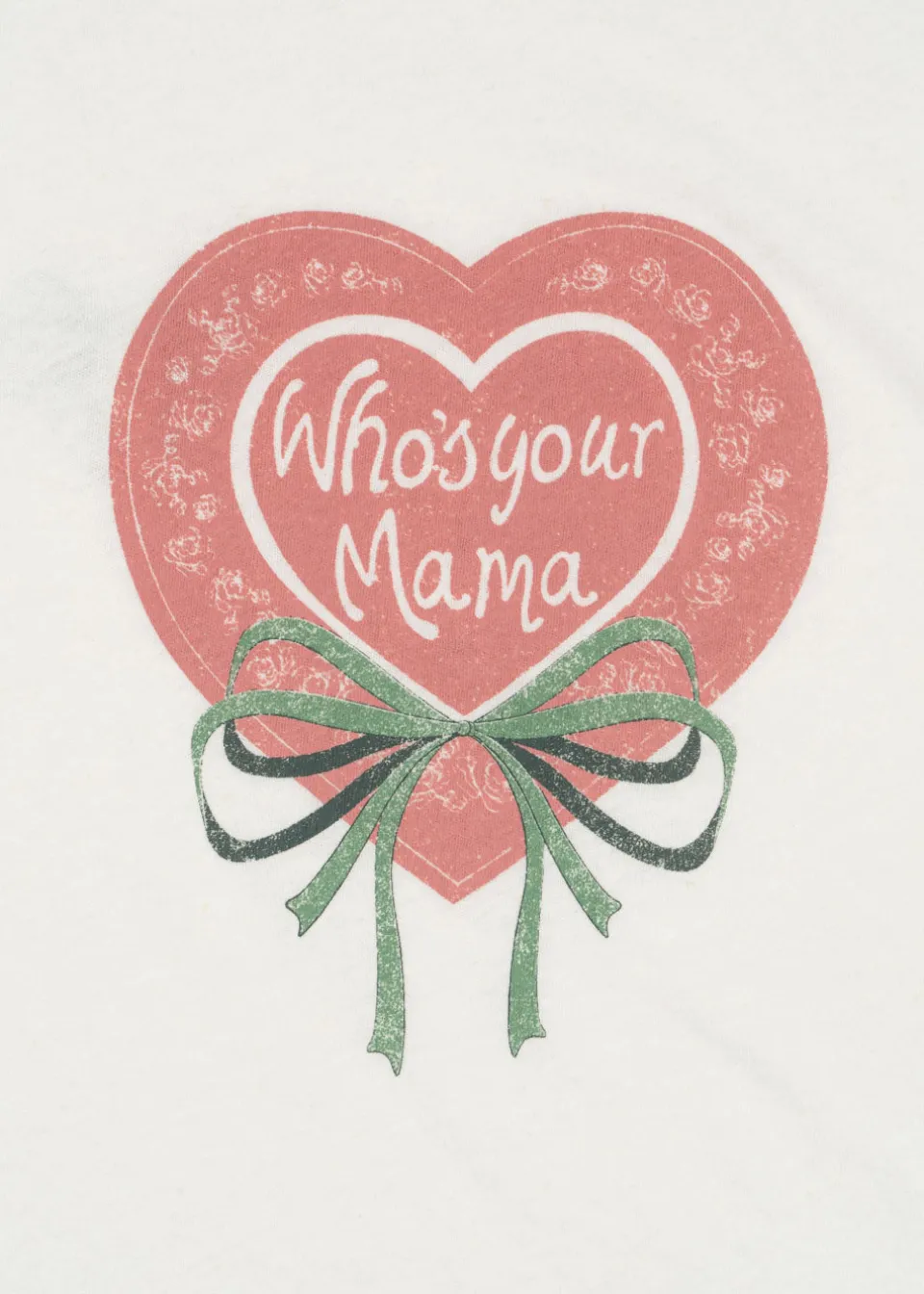 Konges Sløjd Overdele|who's your mama tee - ANTIQUE WHITE antiquewhite