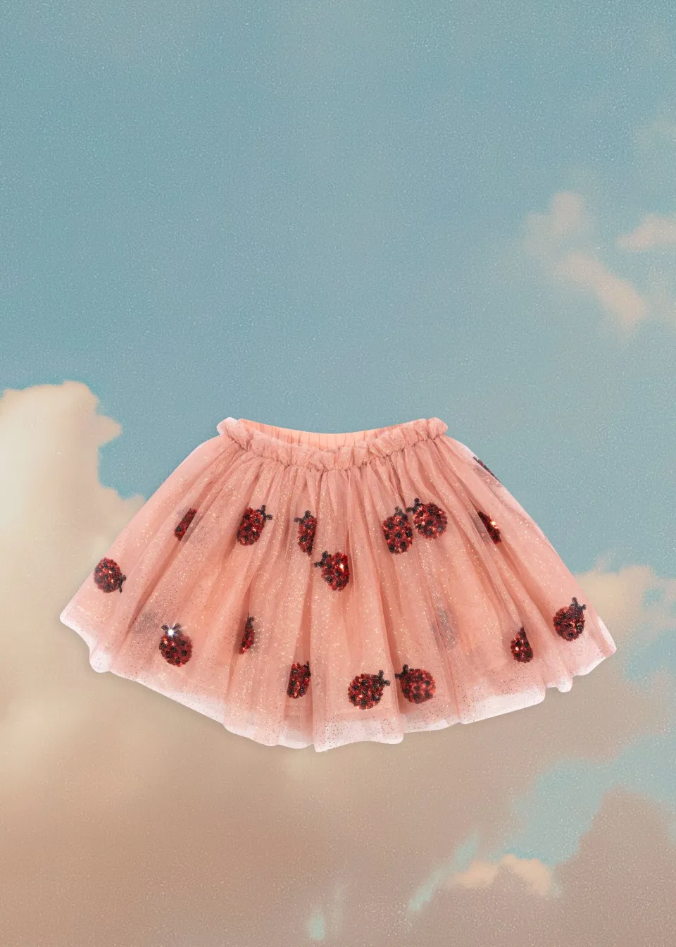 Konges Sløjd Kjoler|Yvonne ladybug nederdel - ladybug sequin ladybugsequin