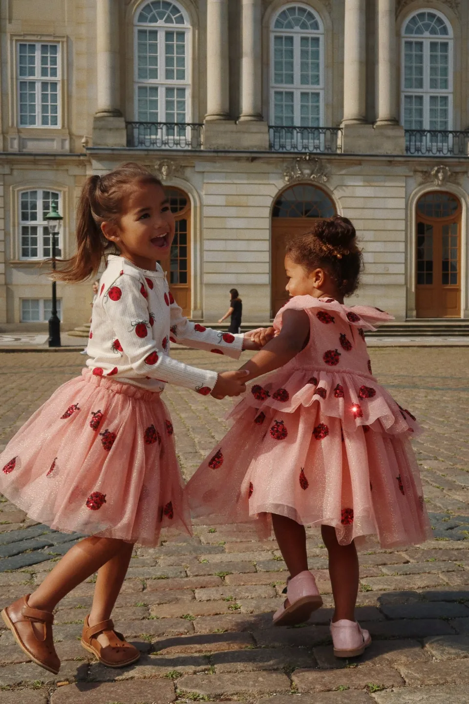 Konges Sløjd Kjoler|Yvonne ladybug nederdel - ladybug sequin ladybugsequin