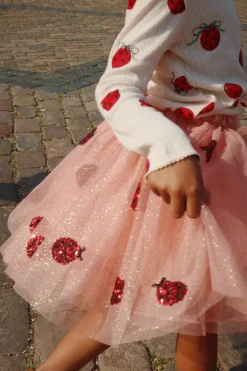 Konges Sløjd Kjoler|Yvonne ladybug nederdel - ladybug sequin ladybugsequin