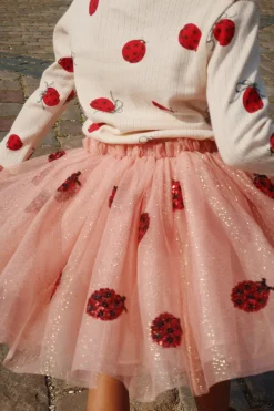 Konges Sløjd Kjoler|Yvonne ladybug nederdel - ladybug sequin ladybugsequin