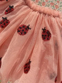 Konges Sløjd Kjoler|Yvonne ladybug nederdel - ladybug sequin ladybugsequin