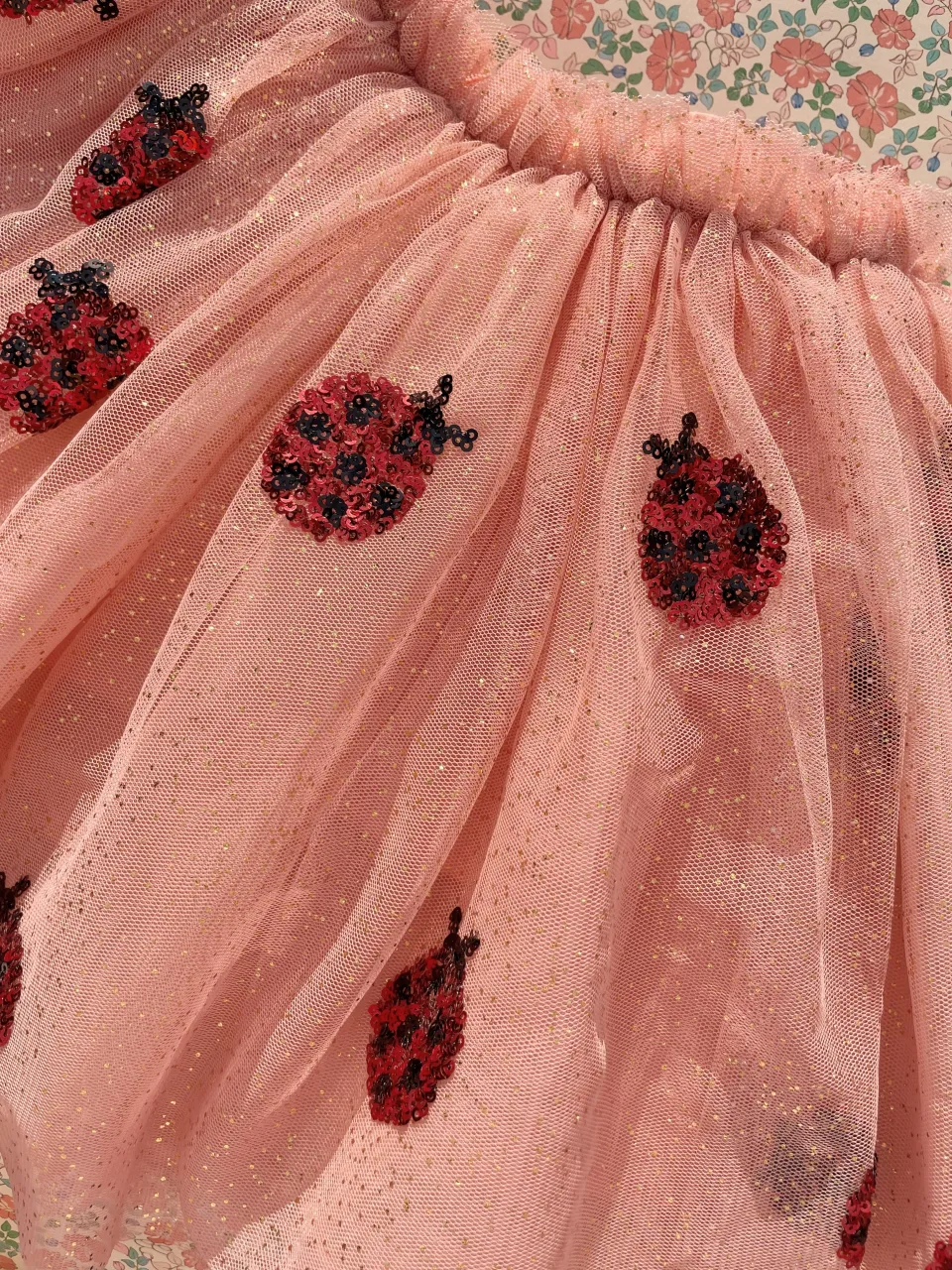 Konges Sløjd Kjoler|Yvonne ladybug nederdel - ladybug sequin ladybugsequin