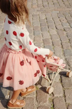 Konges Sløjd Kjoler|Yvonne ladybug nederdel - ladybug sequin ladybugsequin