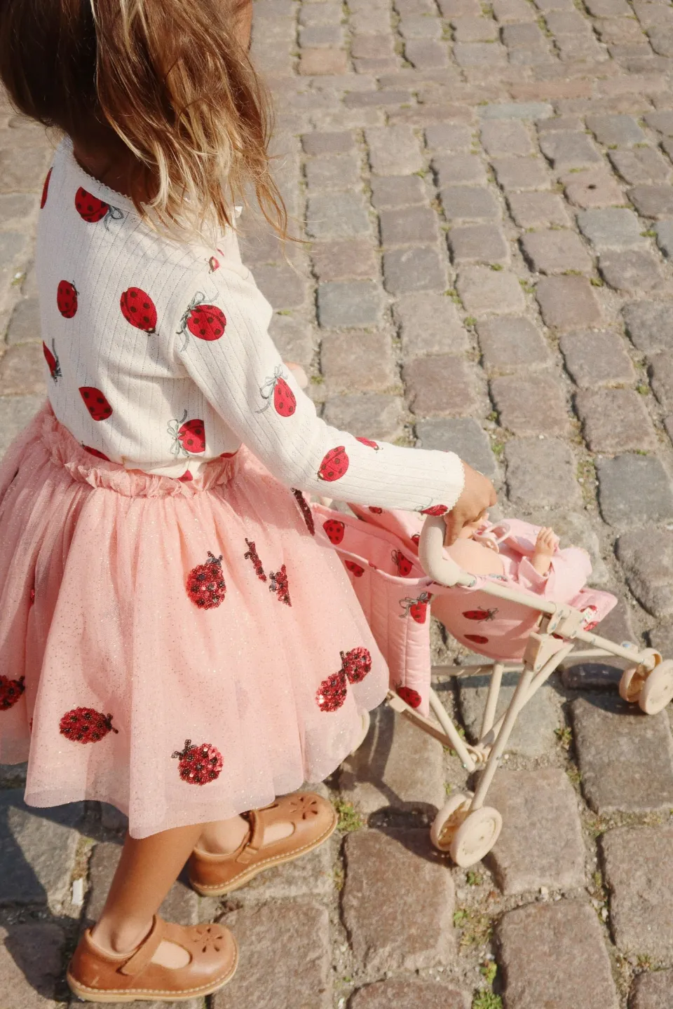 Konges Sløjd Kjoler|Yvonne ladybug nederdel - ladybug sequin ladybugsequin