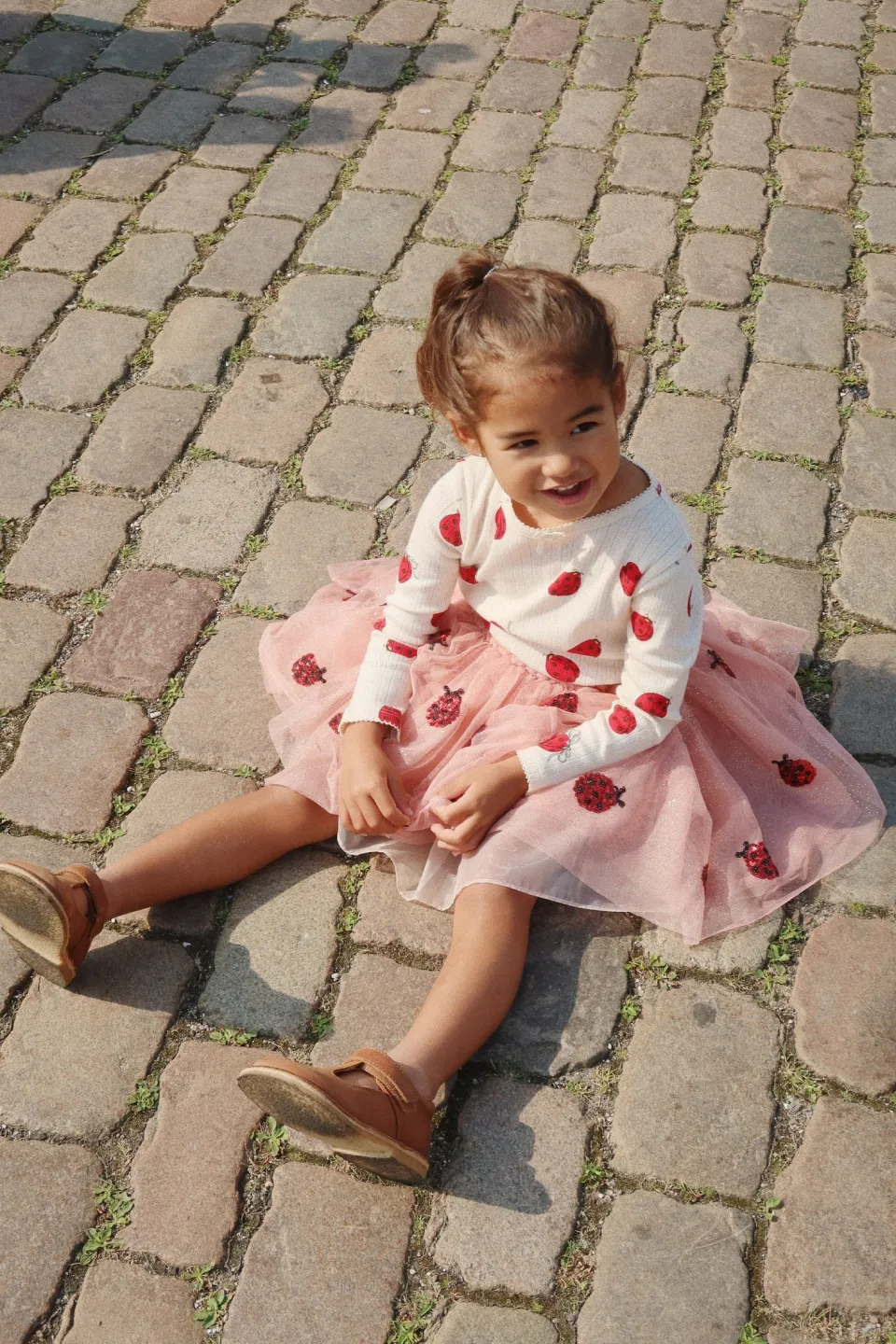 Konges Sløjd Kjoler|Yvonne ladybug nederdel - ladybug sequin ladybugsequin