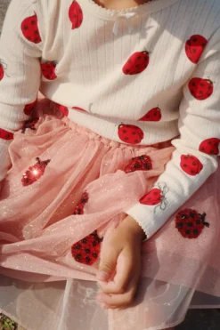 Konges Sløjd Kjoler|Yvonne ladybug nederdel - ladybug sequin ladybugsequin