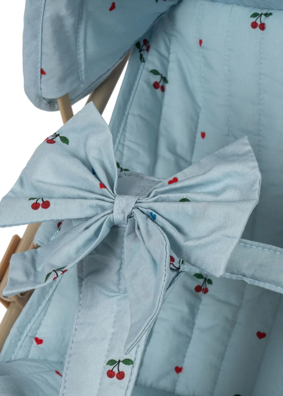 Konges Sløjd Dukker & Tilbehør|ZOE BOW DOLL STROLLER - CHERRY BLUE COEUR cherrybluecoeur