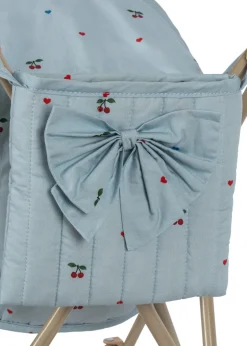 Konges Sløjd Dukker & Tilbehør|ZOE BOW DOLL STROLLER - CHERRY BLUE COEUR cherrybluecoeur