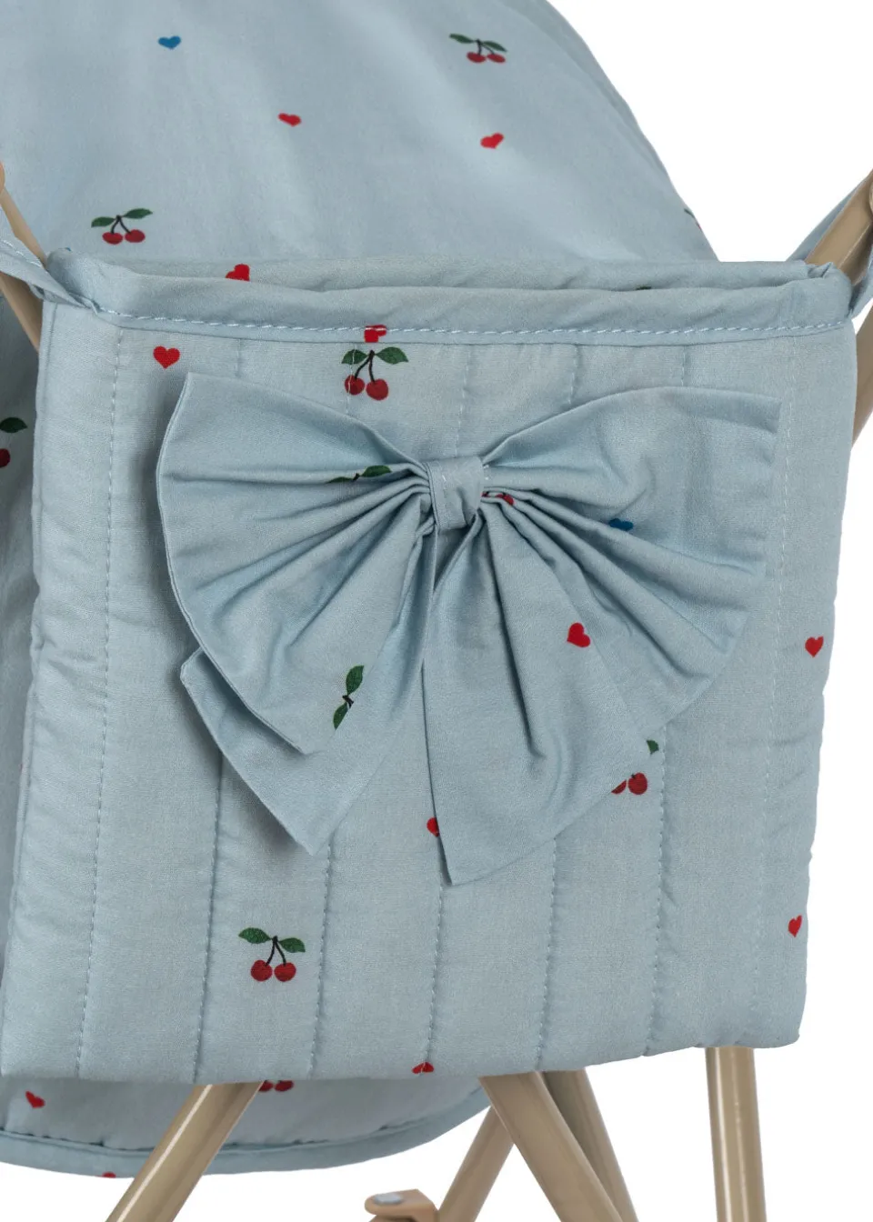 Konges Sløjd Dukker & Tilbehør|ZOE BOW DOLL STROLLER - CHERRY BLUE COEUR cherrybluecoeur